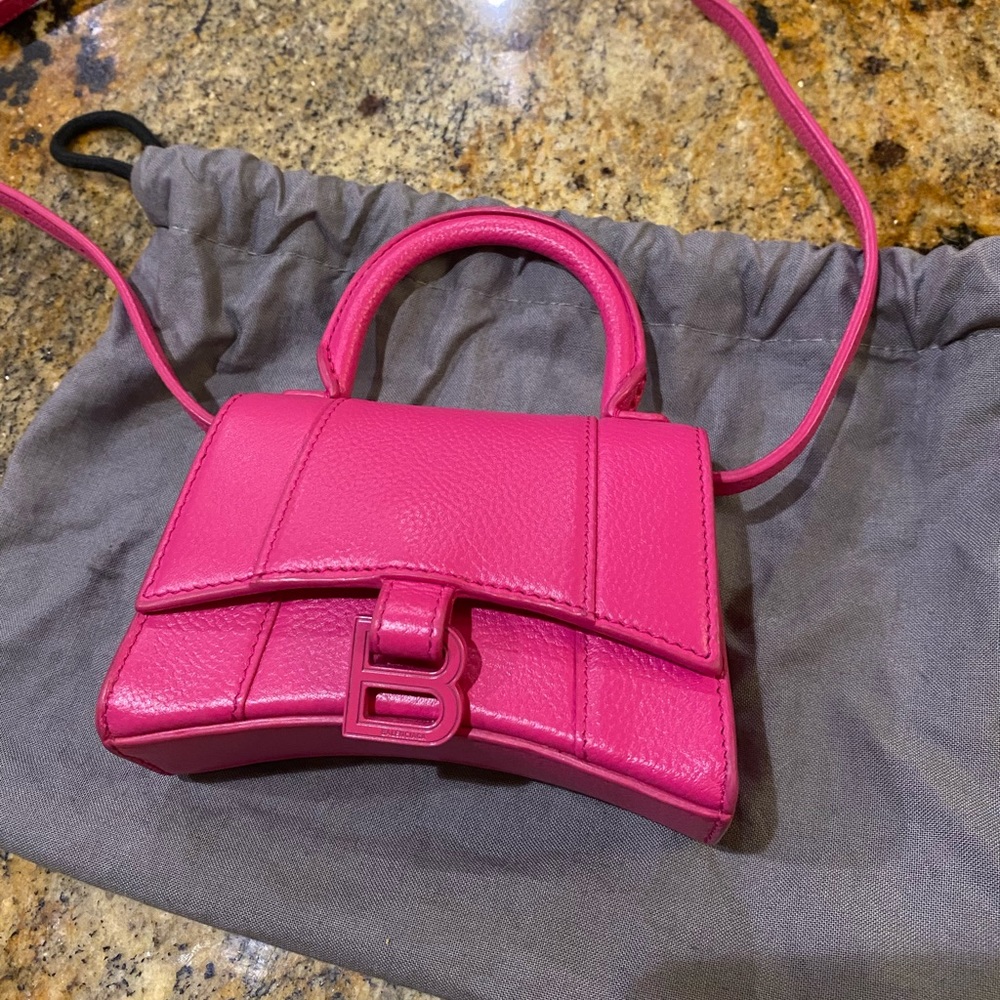 Balenciaga Hourglass Bag in Pink